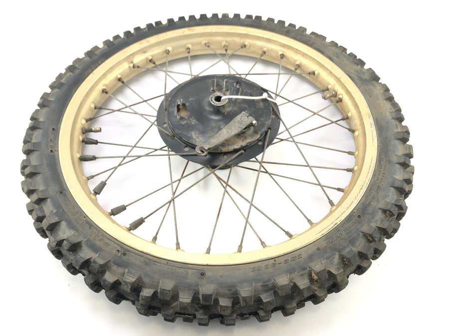 Yamaha XT 500 1U6 [1981] - Wheel set front wheel rear wheel gold