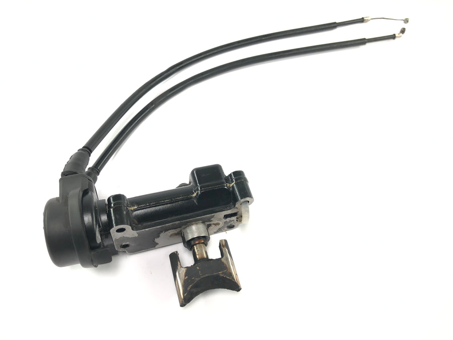 Cagiva Planet 125 [1998] - exhaust control with Bowden cables exhaust slide