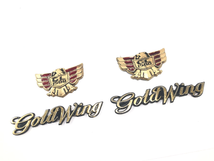 Honda GL 1500 Goldwing SC22 [1993] - Emblem Schriftzug GoldWing Logo Plakette Satz