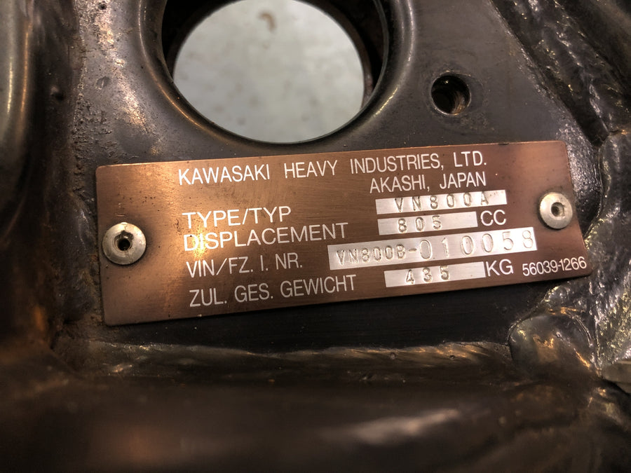 Kawasaki VN 800 Classic [2000] - Frame with papers