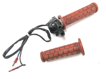 Yamaha XT 600 43F [1985] - handlebar fitting right handlebar switch gas handle with grip rubber - 0