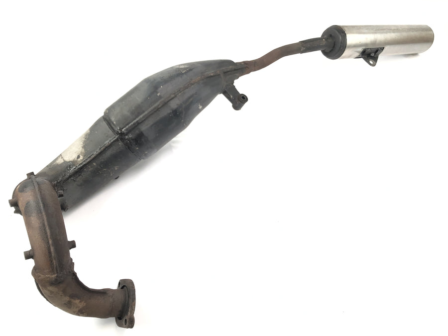 Honda NSR 125 JC22 [1998] - exhaust exhaust system Krümmer silencer right behind