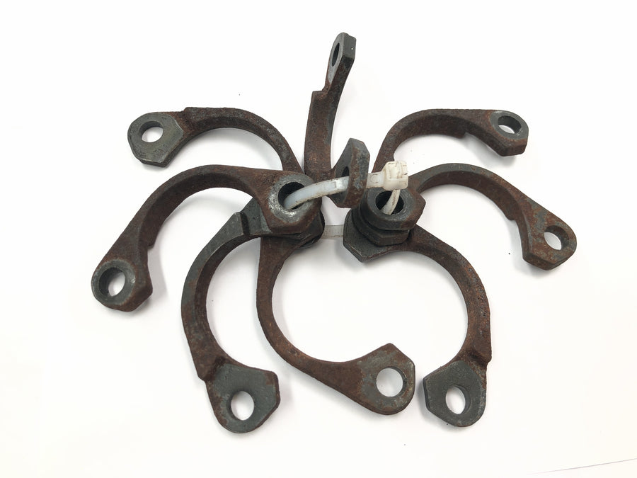 Kawasaki GPZ 1000 RX [1987] - manifold clamps exhaust manifold holder clamps retaining bracket Exhaust