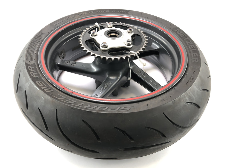 Aprilia SL 1000 Falco Pa [2000] - rear wheel Rad rim 6.00 x 17 inch tires 180/55 ZR17 Metzeler