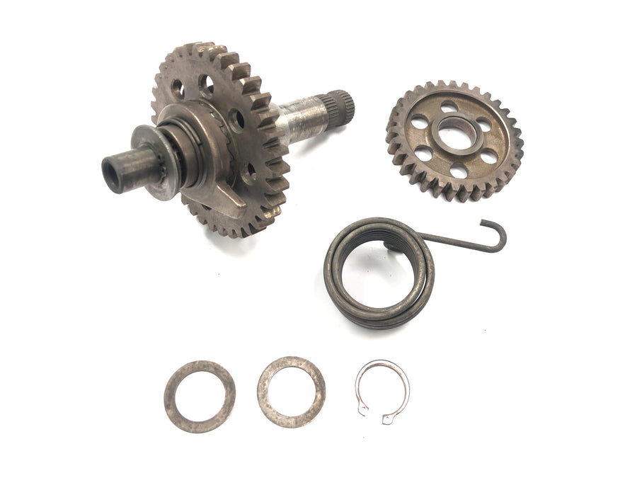 Yamaha XT 600 Z Ténéré 55W [1986] - Kickstarter pinion set drive shaft Return feather