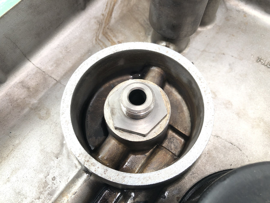 Moto Guzzi California III VY Integrale [1990] - Oil pan engine housing engine cover oil filter housing