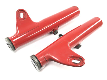 Moto Guzzi V7 Special [1971] - Fork leg upper part telescopic fork headlight mount pair - 0