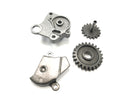 Honda FT 500 PC07 [1983] - Oil pump set, oil pump, oil pump wheel, pinion, pump cover-1