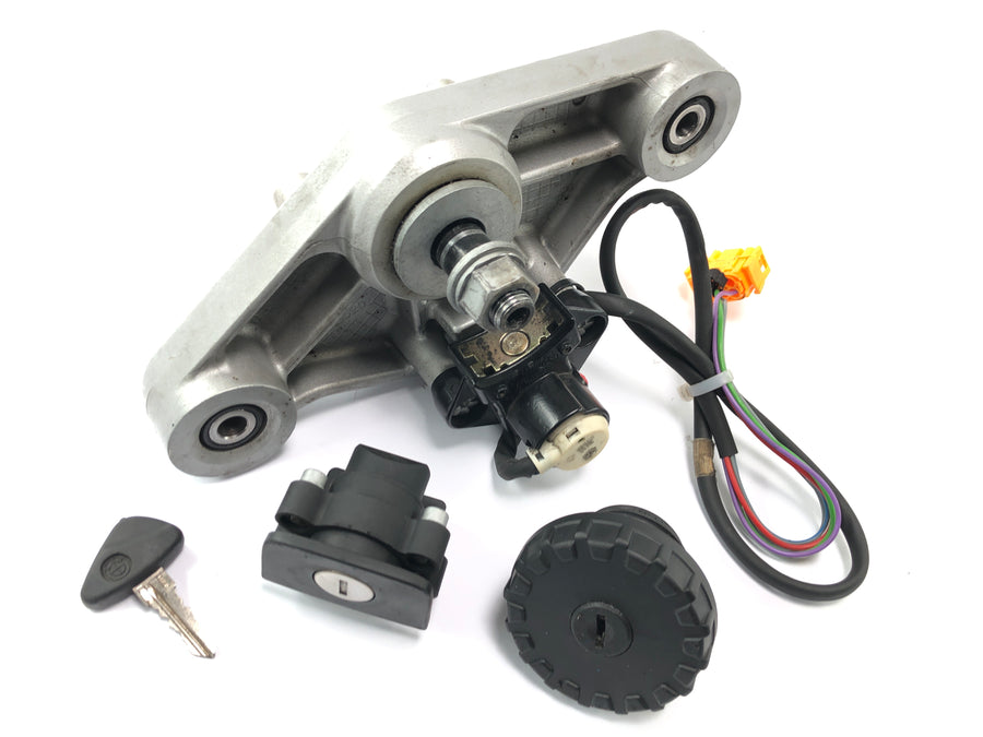 BMW K 1200 LT K2LT [1999] - Lock set fork bridge ignition lock steering lock tank lock