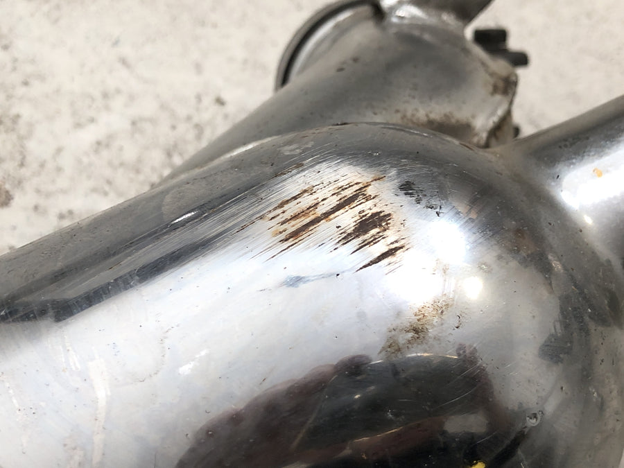 Kawasaki W 650 EJ650A [1999] - Auspuffanlage links Auspuffkrümmer Endtopf Schalldämpfer