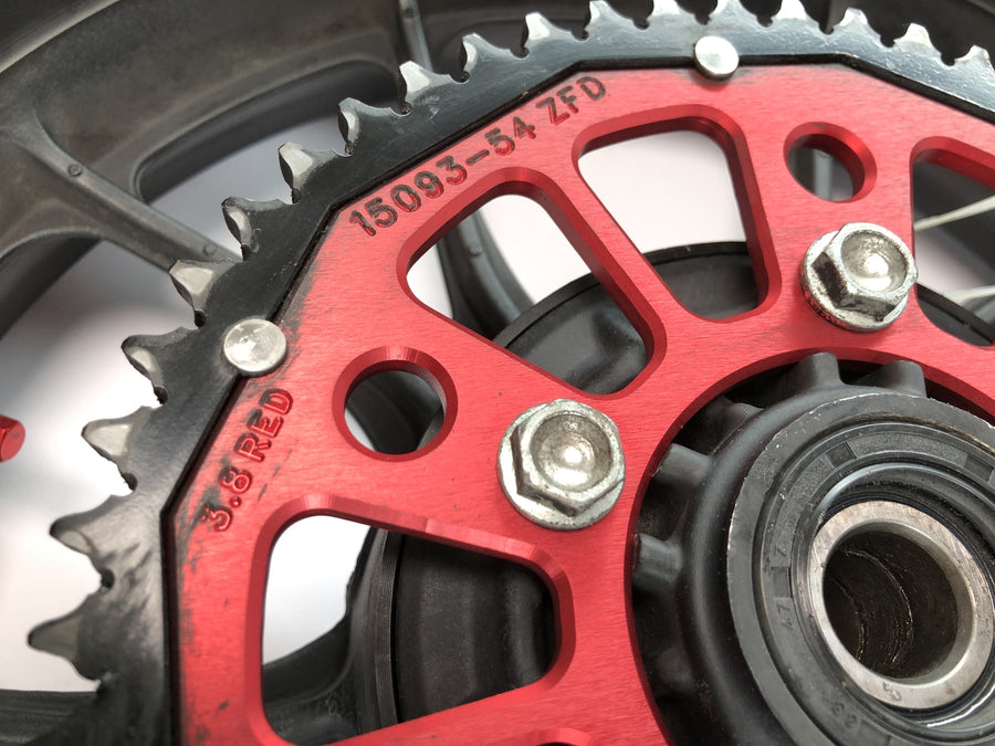 SWM SM 125 R [2018] - Rear wheel rim wheel complete wheel with chain wheel