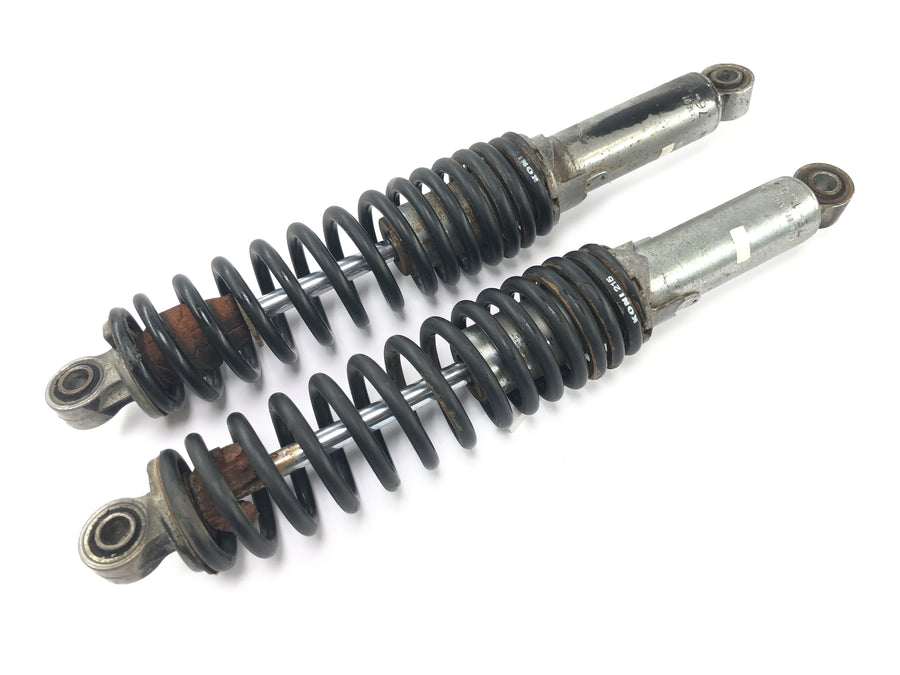 Yamaha XT 500 1U6 [1981] - Shock absorber spring strut pair Koni stop buffers damaged