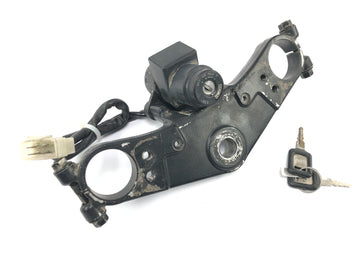 Kawasaki GPZ 1000 RX [1987] - Lock set with upper fork bridge, ignition lock, tank cap, steering lock, seat lock - 0