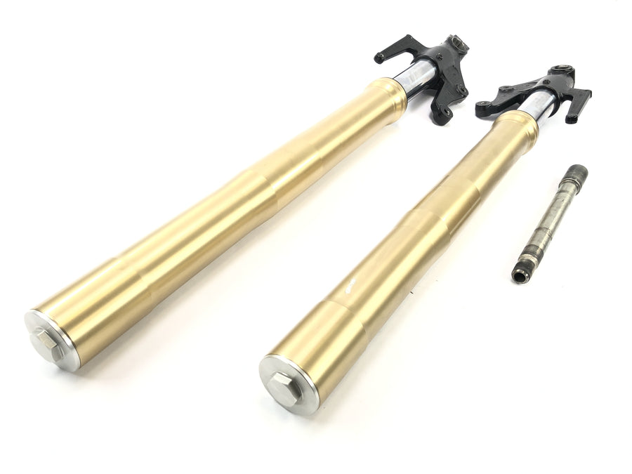 Triumph Street Triple R 675 D67LD [2010] - fork telegabel with axis upside down