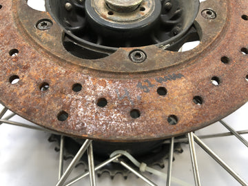 Cagiva elefant 650 [1984] - rear wheel wheel rim with chain wheel and brake disc - 0