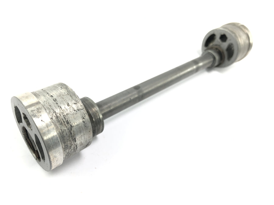 Kawasaki GPZ 1000 RX [1987] - rear axle with eccentric chain tensioner