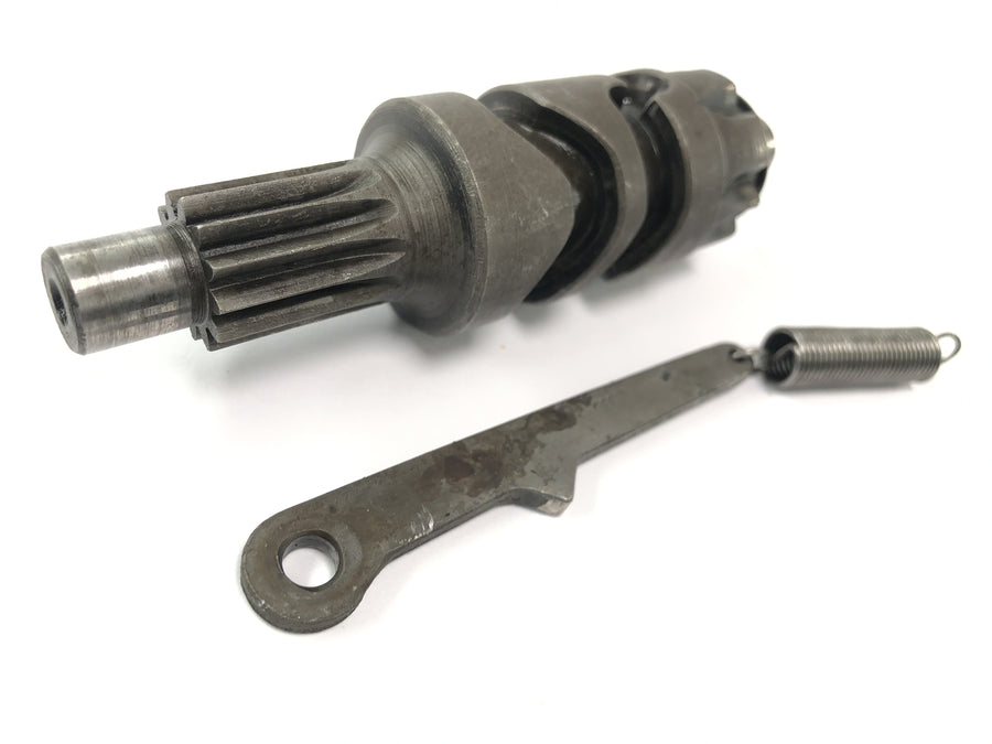 DKW NZ 250 [1938] - shift drum with spring and lever for gear shifting