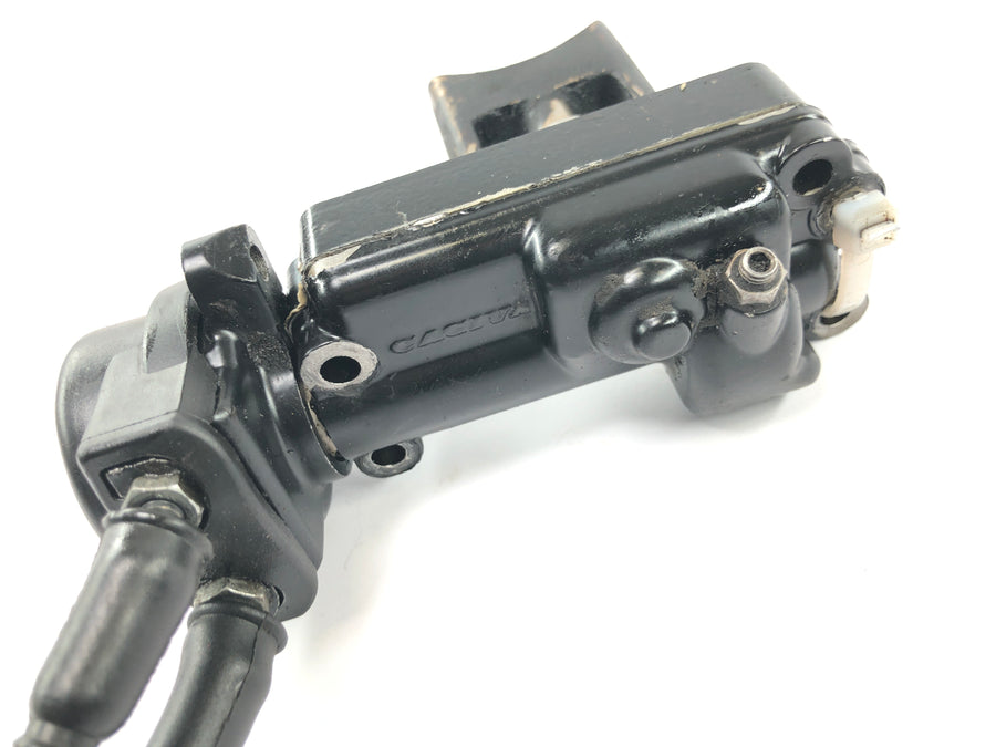 Cagiva Planet 125 [1998] - exhaust control with Bowden cables exhaust slide
