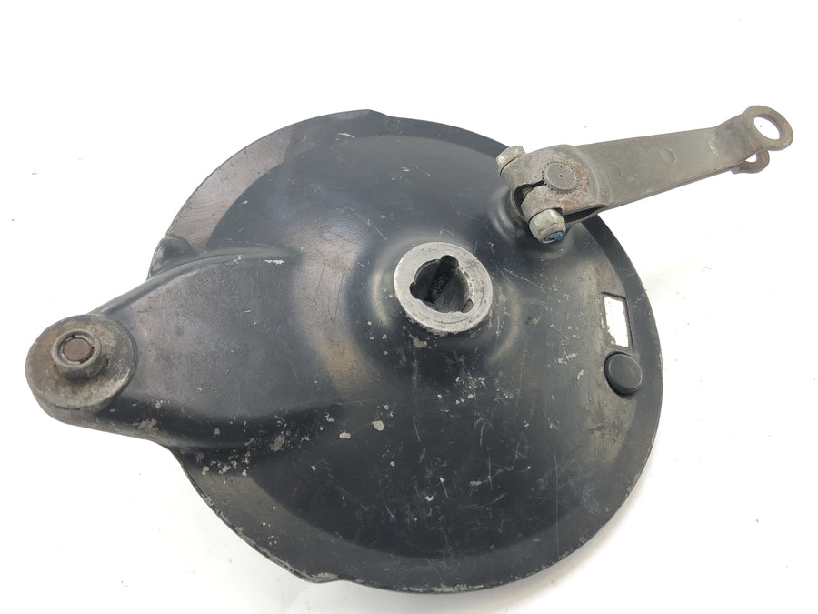Yamaha XT 500 1U6 [1981] - Rear brake drum with brake shoes