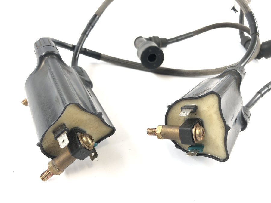 Kawasaki VN 1600 Mean Streak VNT60B [2005] - Ignition coil set pair with spark plug connector