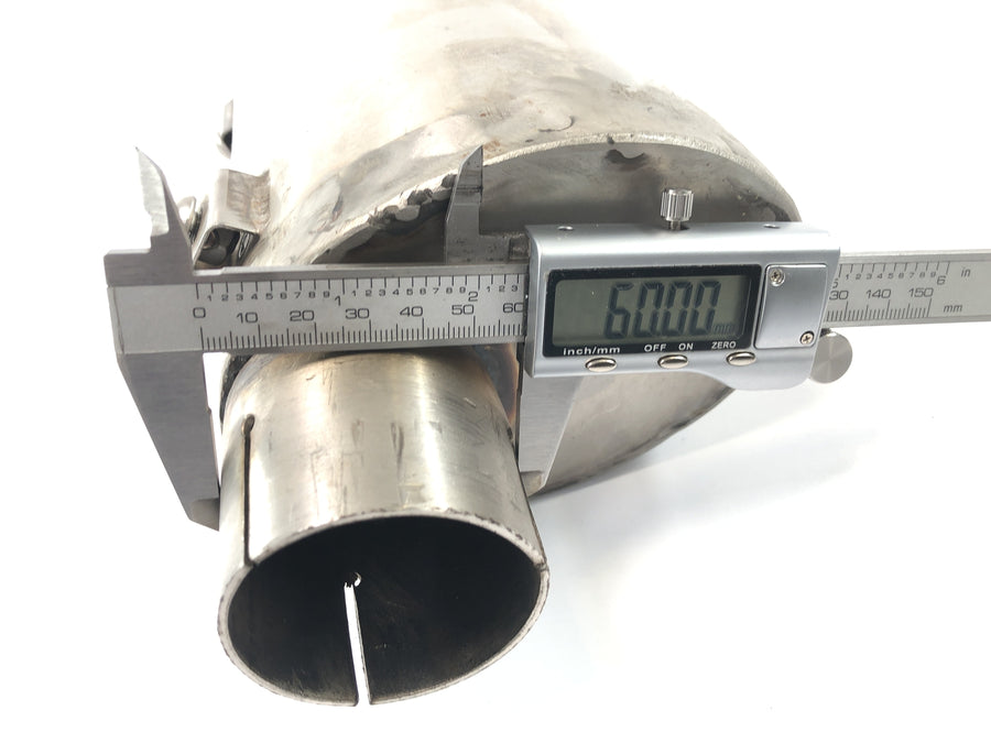 Triumph Speed Triple 1050 515NJ [2007] - Exhaust rear silencer muffler muffler machined on the left