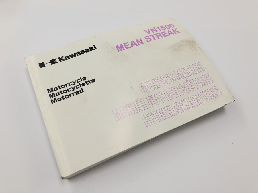 Kawasaki VN 1500 Mean Streak VN50T [2005] - Operating Instructions Driver Manual User Manual