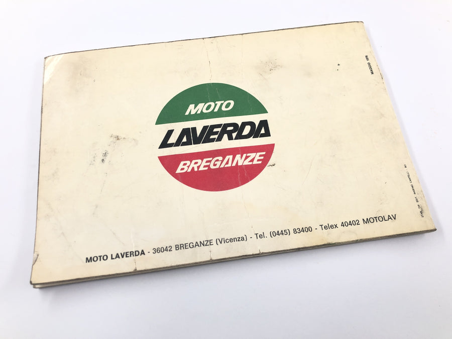 Laverda 1000 [1978] - Operating Instructions Manual Uso e Manutenzione