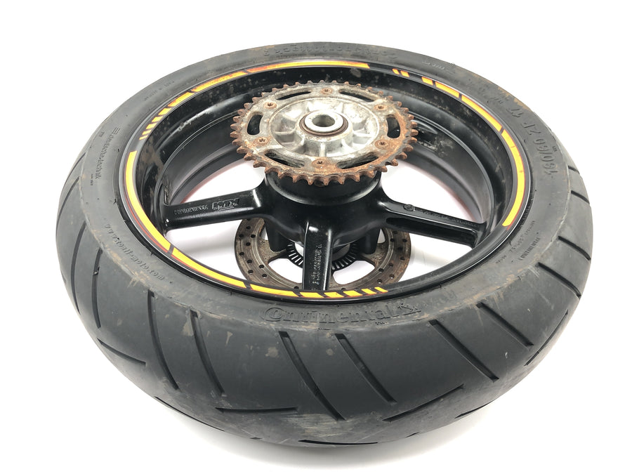KTM Duke 690 A3 [2012] - Rear wheel rim complete wheel brake disc sprocket 5.00 x 17"