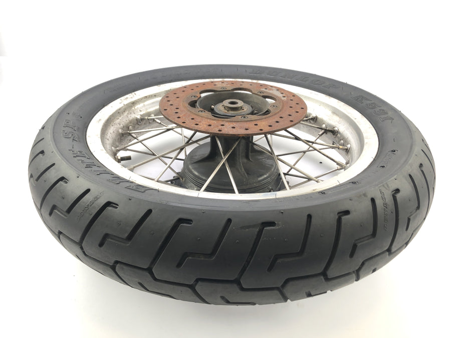 Cagiva elefant 650 [1984] - rear wheel wheel rim with chain wheel and brake disc