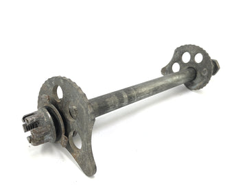 Yamaha XT 350 3YT / 55V [1990] - rear axle with chain tensioner