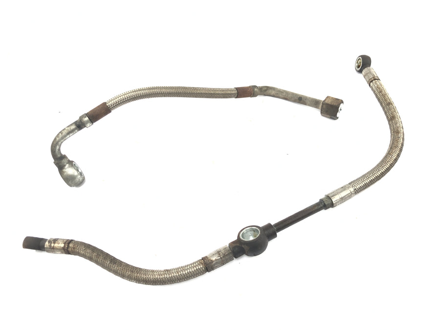 Triumph Bonneville T100 986MF [2012] - Oil line, oil inlet line, oil cooler lines