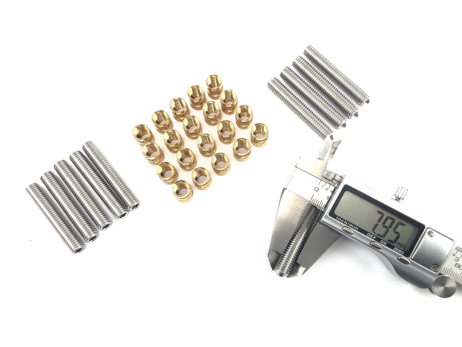 Ducati Monster S4R M4 [2004] - grub screws grub screws tip stainless steel M8 50mm with screw sleeves