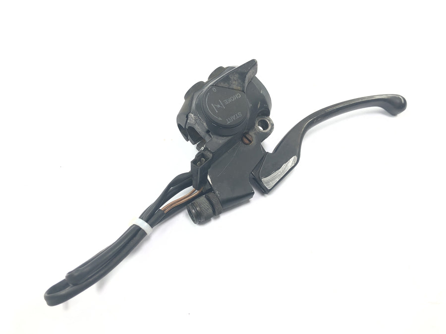 BMW R 100 GS 247E [1991] - handlebar fitting, left clutch fitting with choke lever