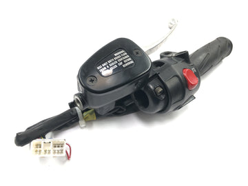 Triumph Bonneville T100 986MF [2012] - Handlebar fitting, right, handlebar switch, brake pump, front