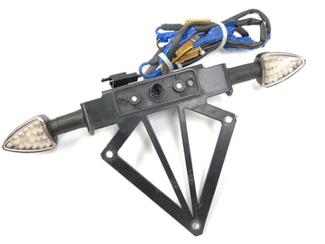 Kawasaki Z 1000 ZRT00A [2006] - License plate holder with LED indicators and resistors