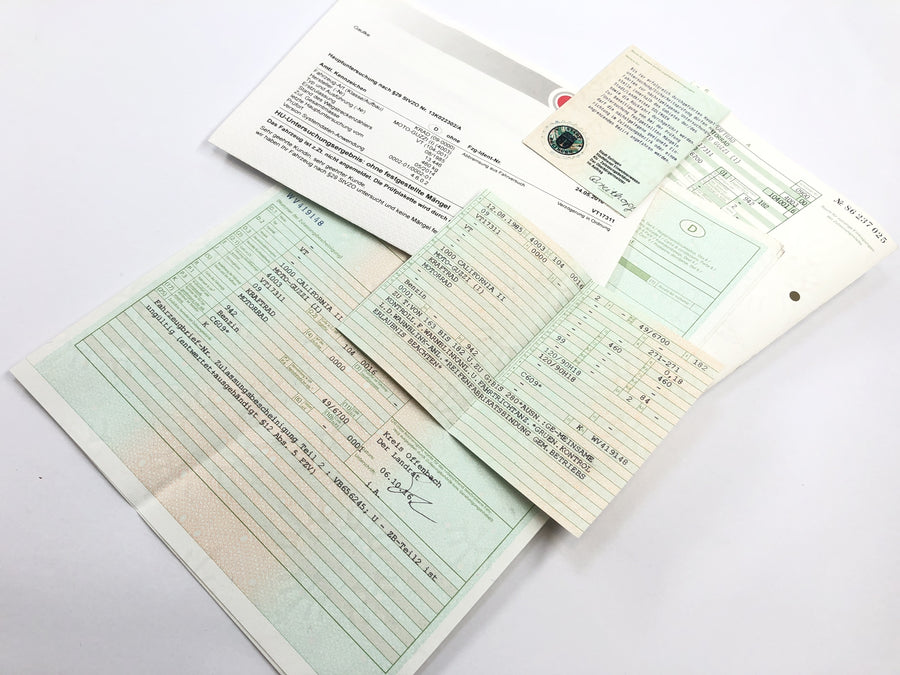 Moto Guzzi California II VT [1985] - frame with papers