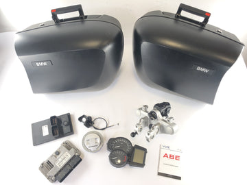 BMW R 1200 R [2007] - Case set with lock set speedometer CDI fork bridge above ABE for handlebar riser