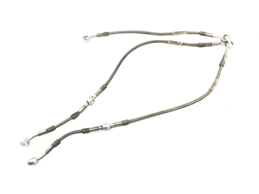 Kawasaki GPZ 1000 RX ZXT00A [1986] - Steel braided brake line front Spiegler