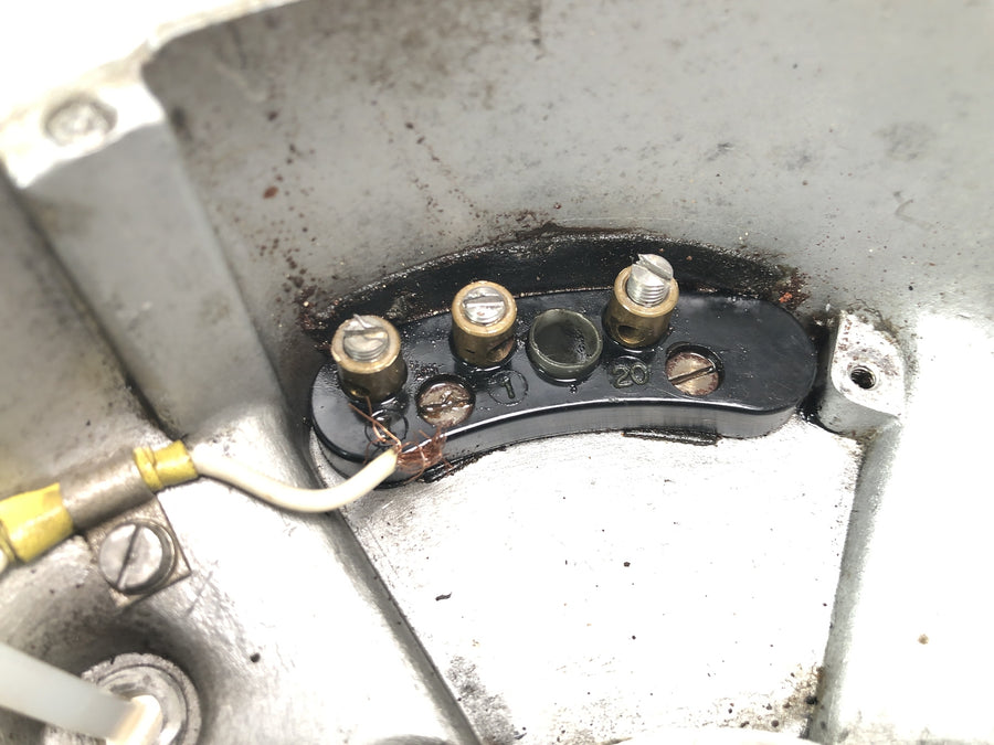 DKW NZ 250 [1938] - Alternator cover engine cover Lima cover ignition magnet housing