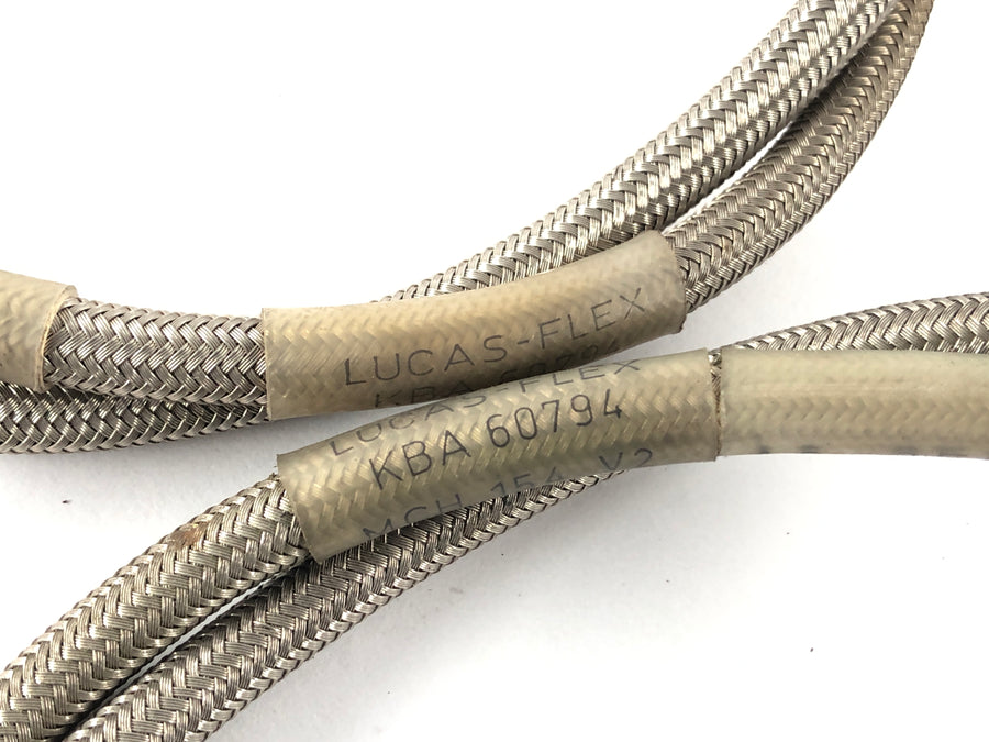 Honda XRV 750 Africa Twin RD04 [1993] - Brake lines steel braided brake lines front with certificate