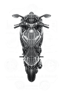 Ducati supersport [Cup Black] - Top-Down Tech - Single-Sided