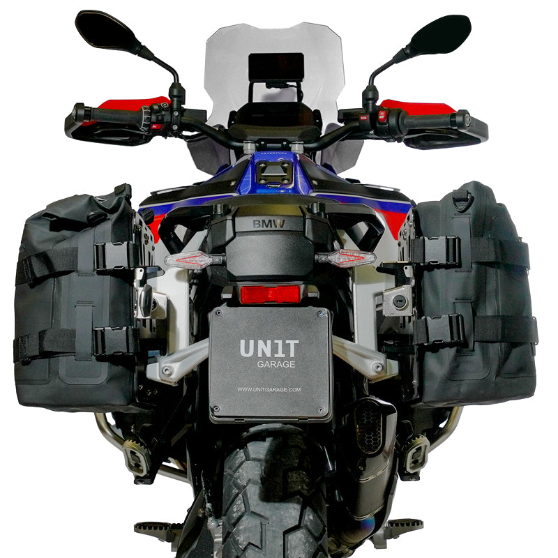 BMW R 1300 GS Adventure [2024–2026] - Zwei Khali TPU-Seitentaschen (35–45 l) + Paar Aluminiumplatten BMW R1300GS ADV