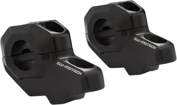 Suzuki DR 650 S [2020-2026] - handlebar relocation for Ø 22 mm, 30/21 mm, black - picture 1