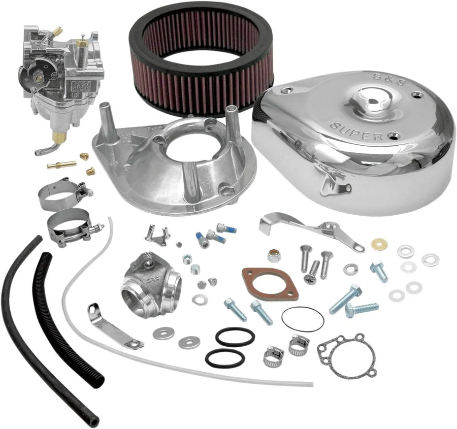 Harley-Davidson FLB 1200 Electra Glide [1966-1968] - Super E Vergaser-Kit mit Ansaugstutzen – Bild 1