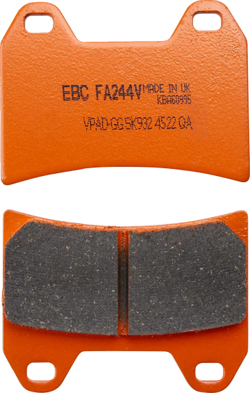 BMW F 800 R ABS [EBC] – Halbgesinterte „V“-Bremsbeläge vorne