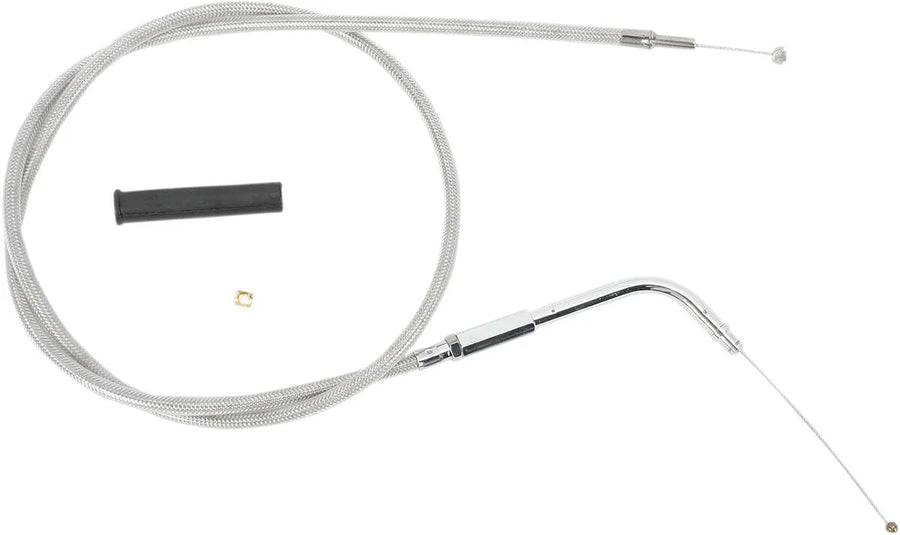 harley davidson fxsts [DRAG SPECIALTIES] - Stainless steel covered throttle cable