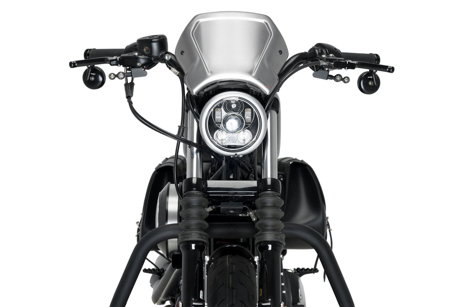 HARLEY DAVIDSON SPORTSTER 883 IRON XL 883 N [2012] – ALU FRONT PLATE – BLACK