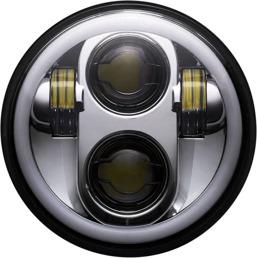 harley davidson sportster s rh 1250 s [CUSTOM DYNAMICS] – 5-3/4" LED halo headlight