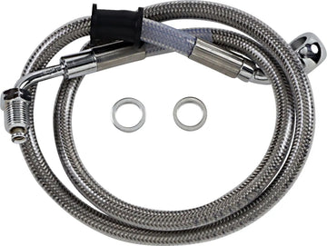 harley davidson flde [DRAG SPECIALTIES] - Extended stainless steel brake line
