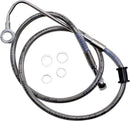 harley davidson fxsb [DRAG SPECIALTIES] - Extended stainless steel brake line-3